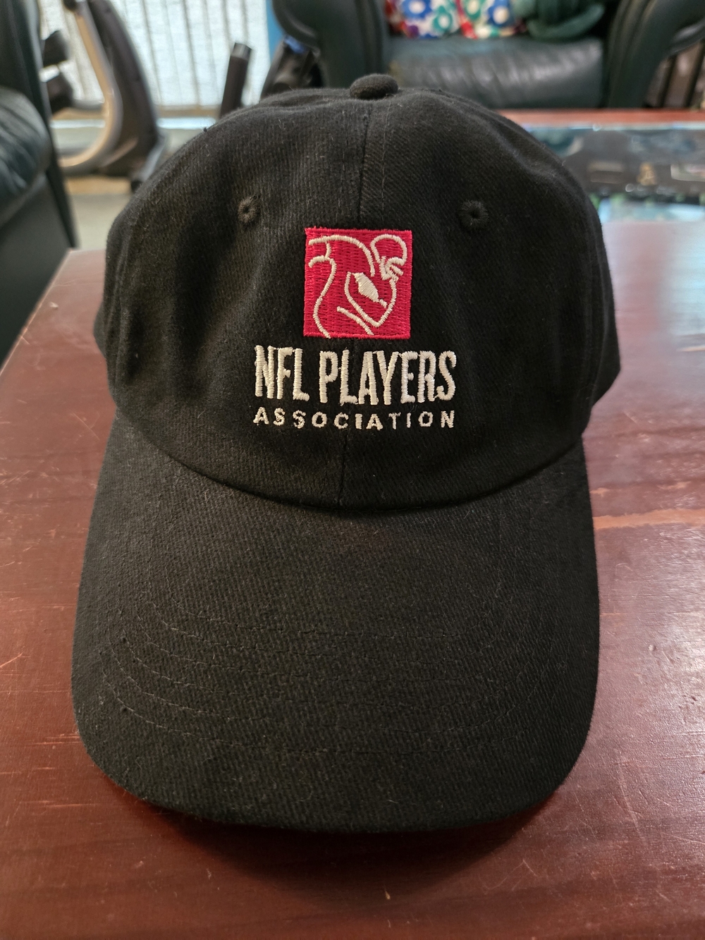 Vintage NFL Players Association Black Embroidered Cap